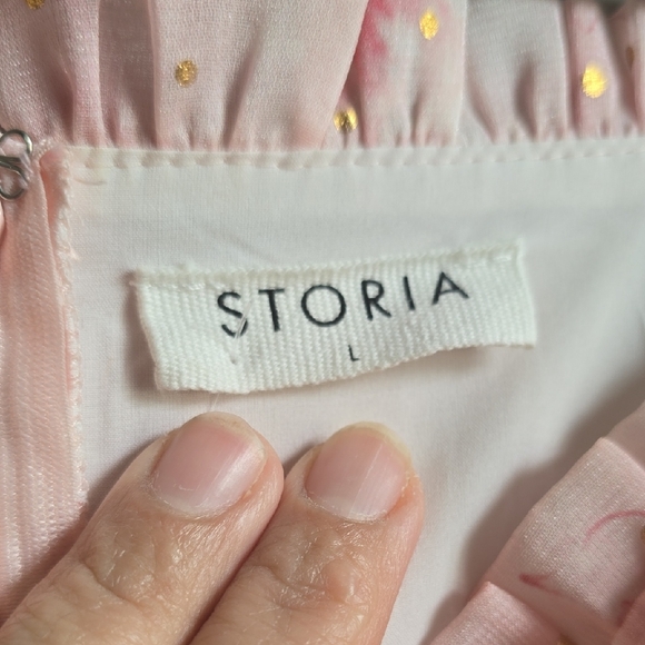 Pink Ruffled Kids Dress - Picture 5 of 5